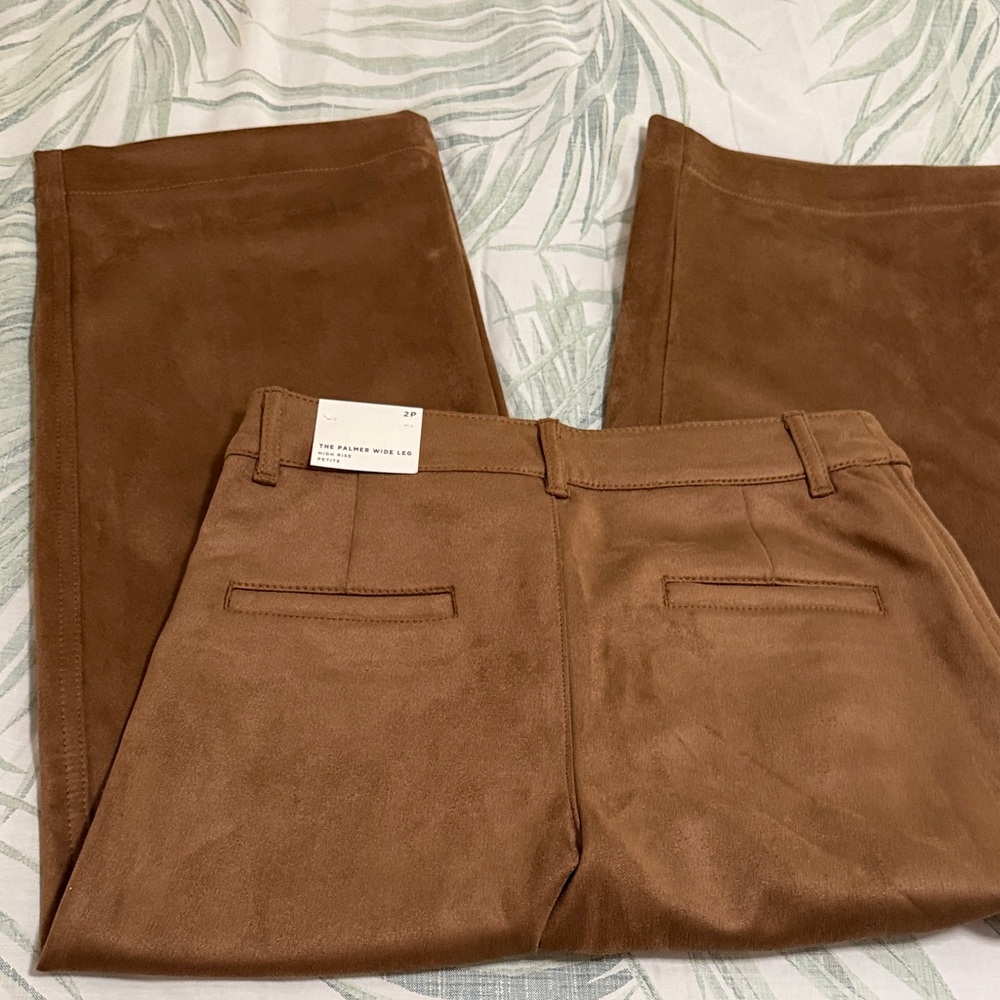 Women’s suede Brown Pants - Picture 3 of 5